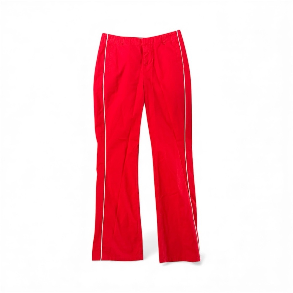 BDG Urban Outfitters Kendra Red Piped Pants stripe size 2 - Picture 5 of 7